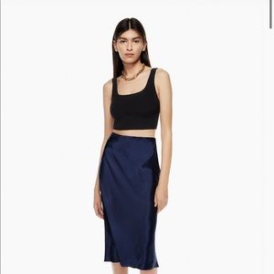 Aritzia Babaton sculpt knit cropped tank